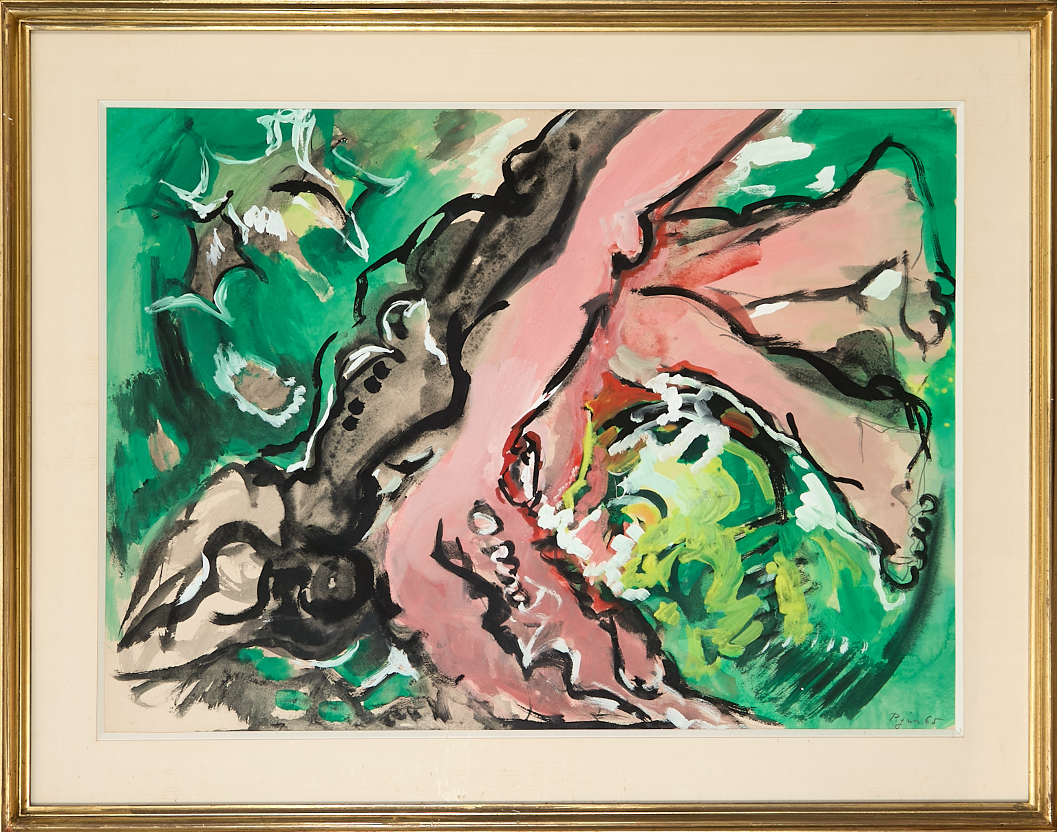 Edouard Pignon (1905-1993) Eau verte, plongeur