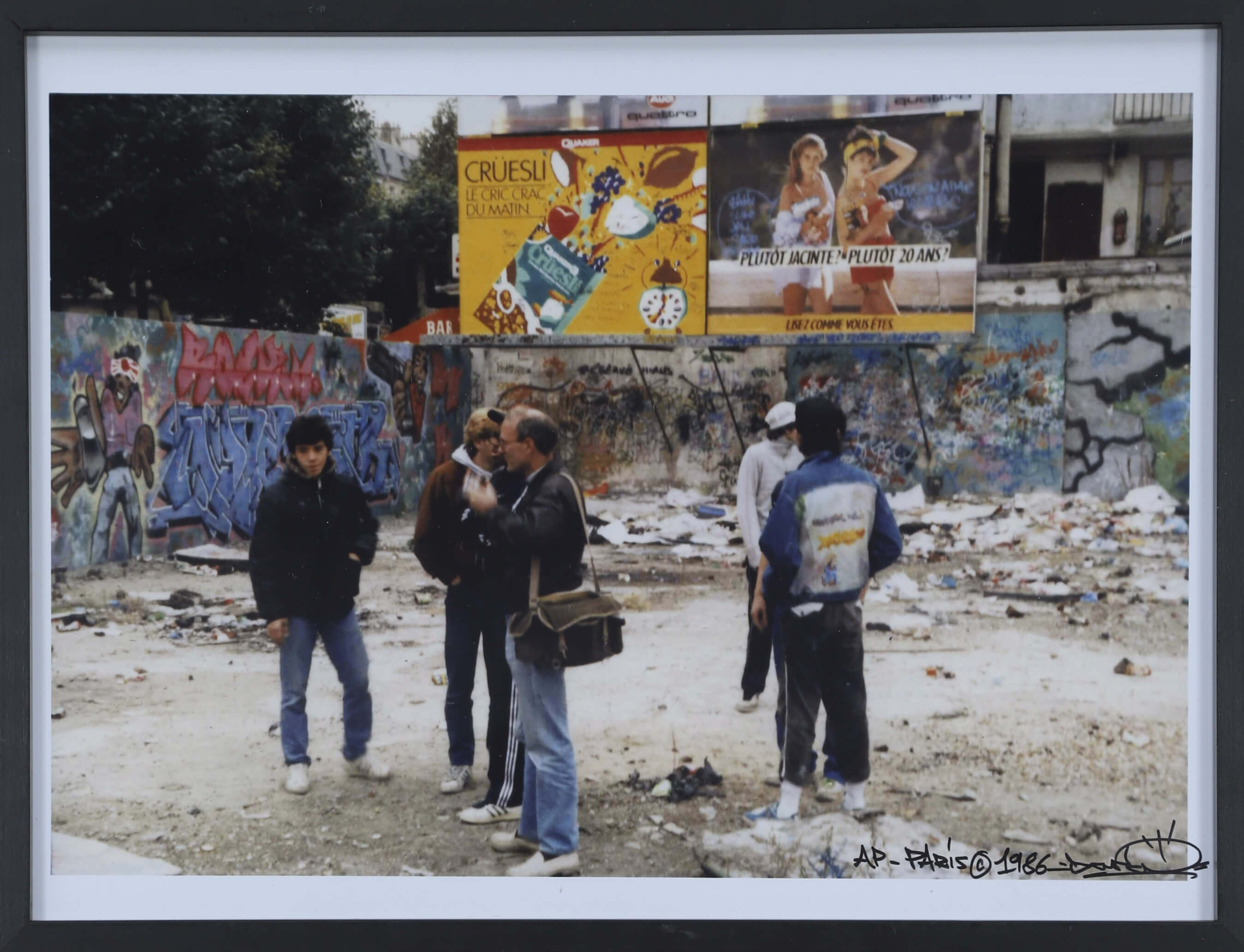 Henry Chalfant au terrain vague de Stalingrad, Paris, 1986