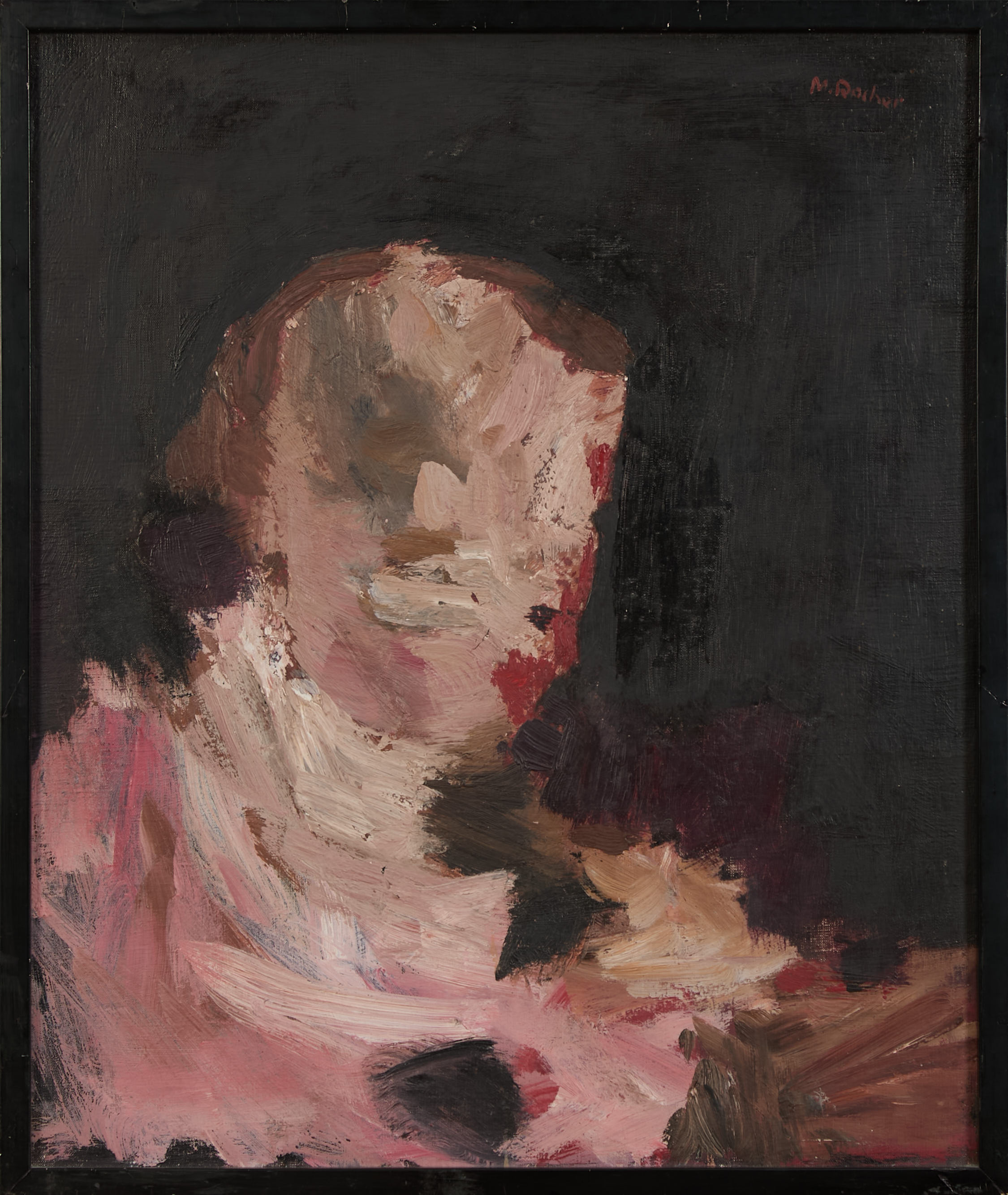 Maurice Rocher (1918-1995) Visage classique