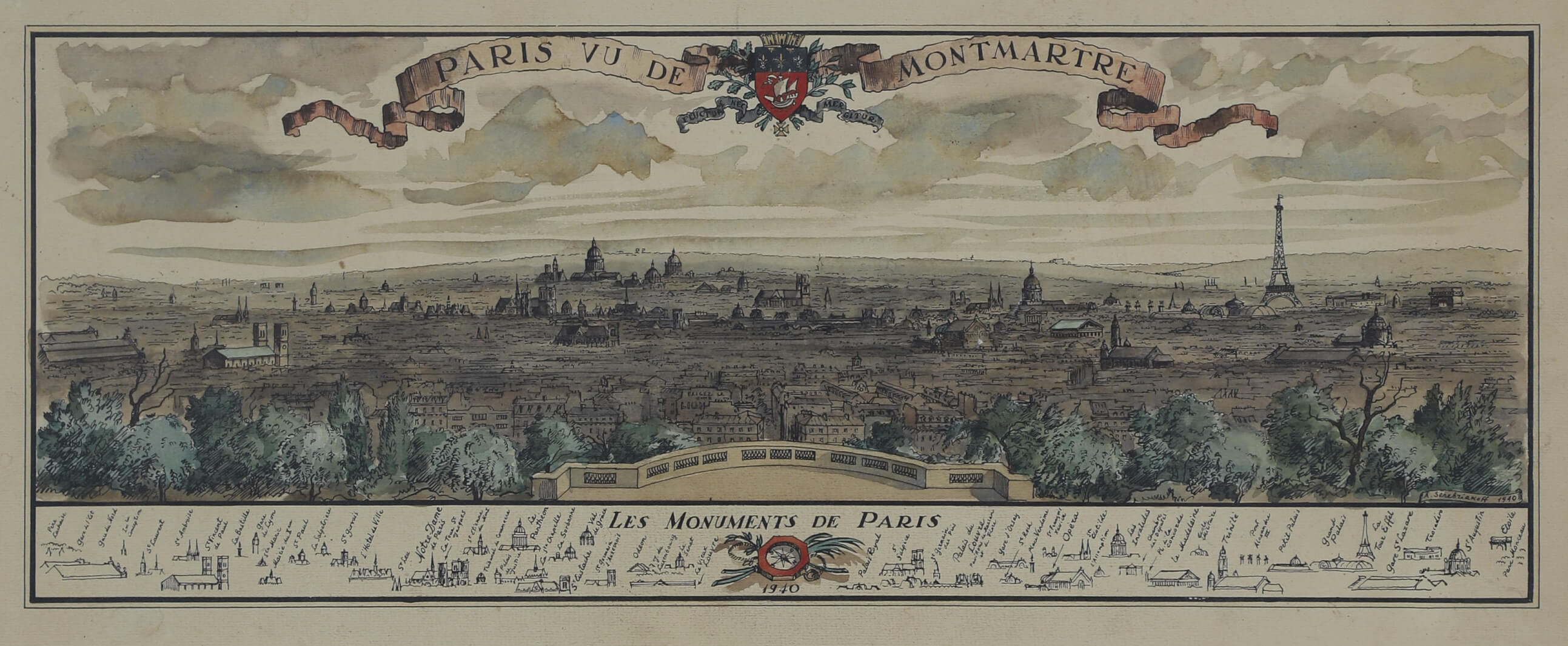 Paris vu de Montmartre