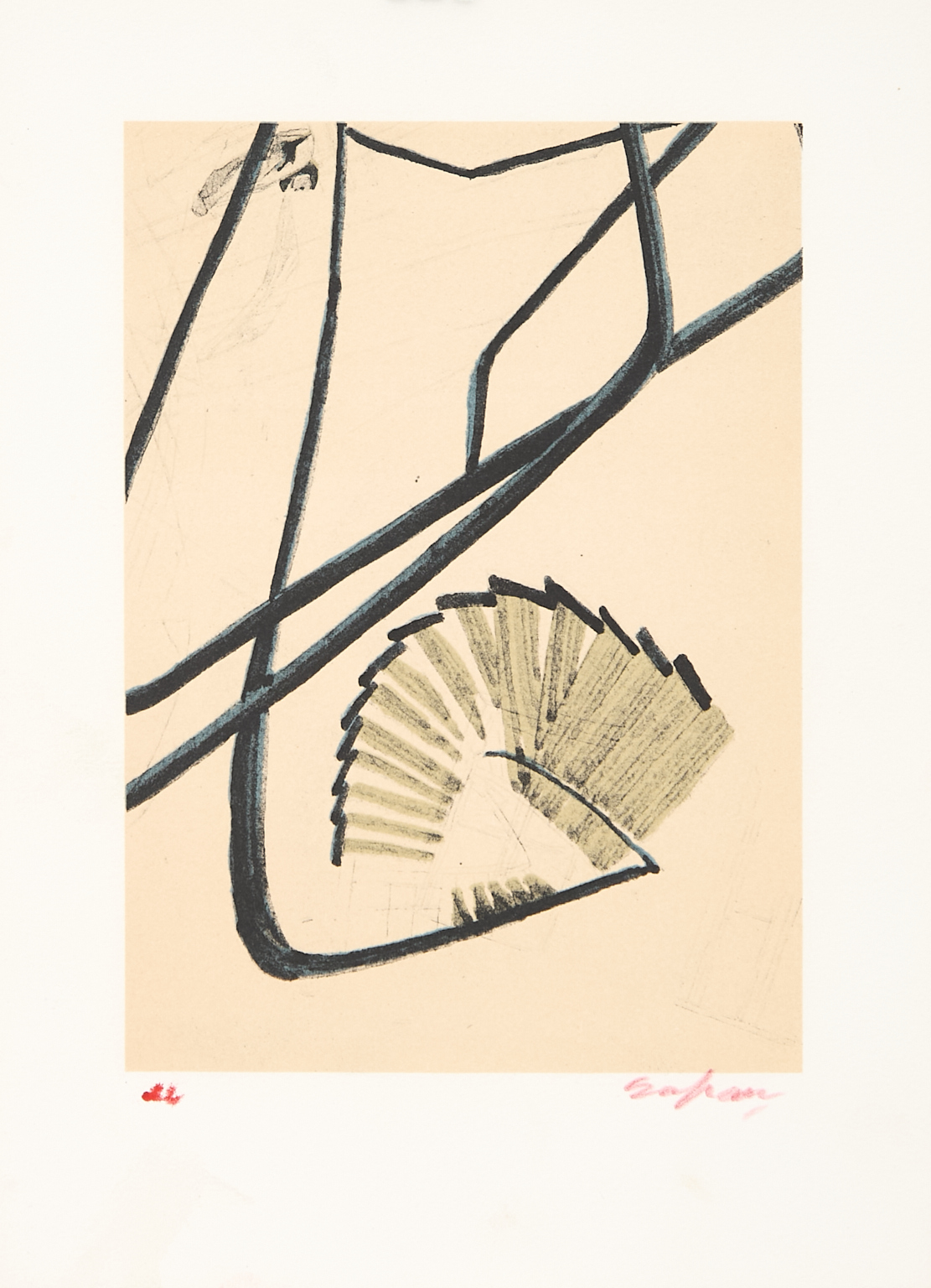 Sam Szafran (1934-2019) L'Escalier