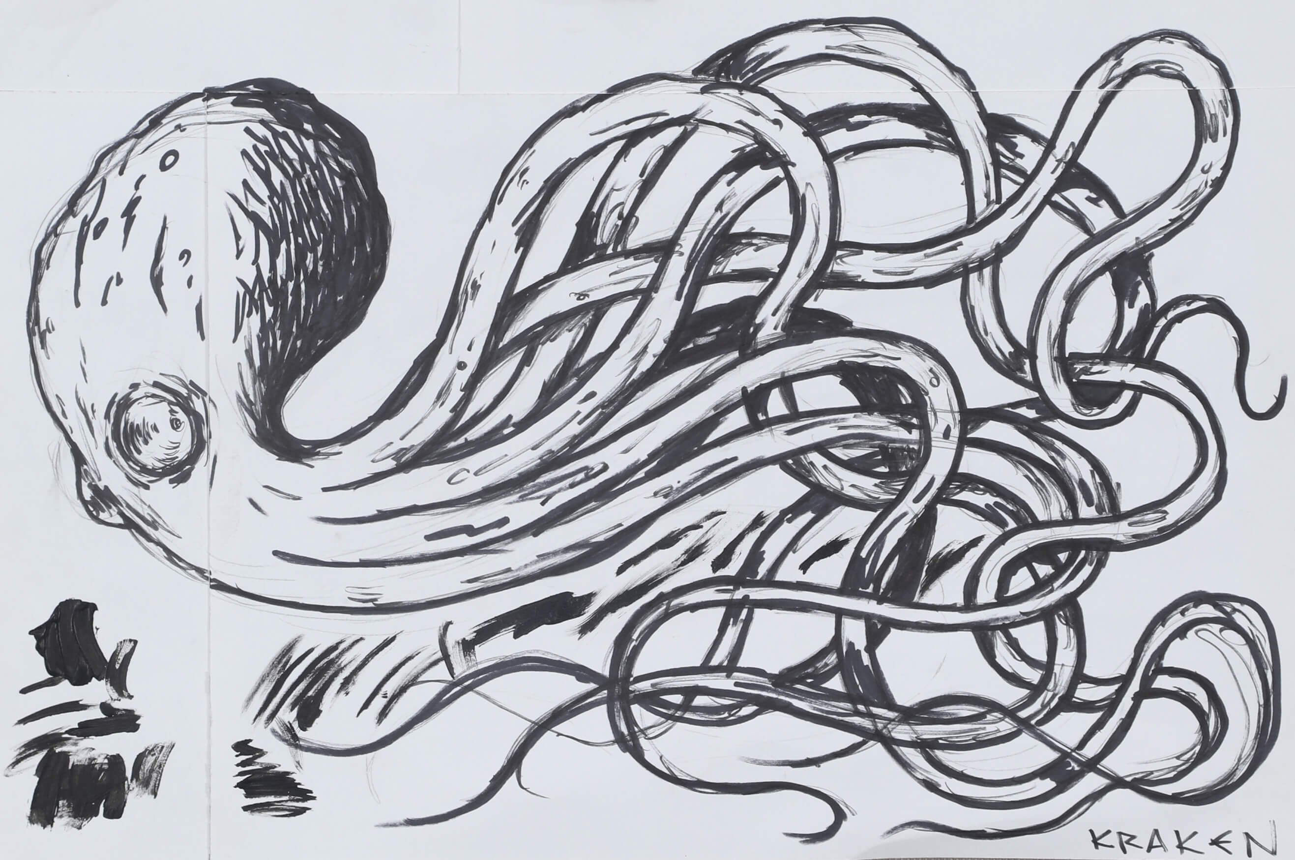 Sketch recto-verso