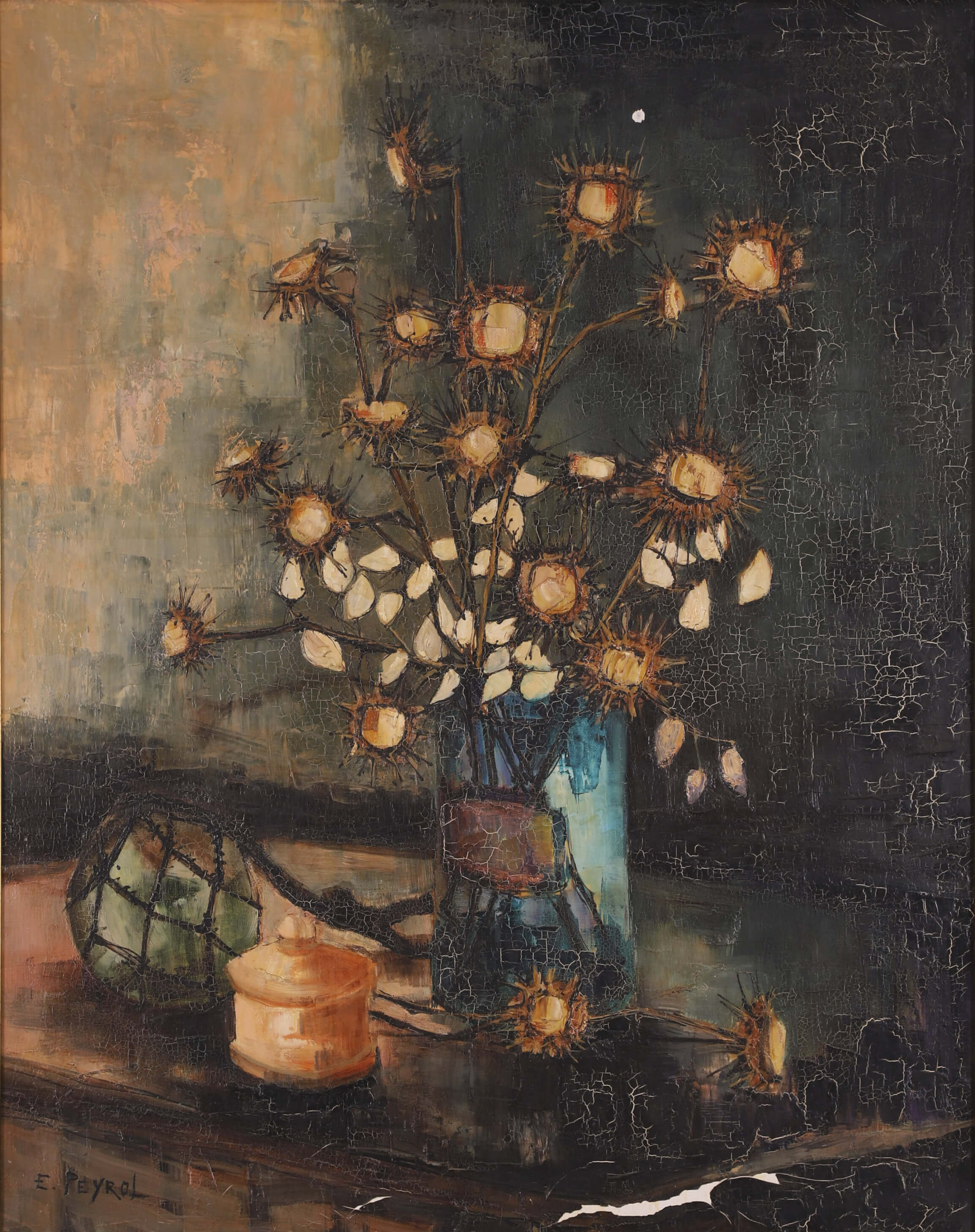 Erick Peyrol (XXe siècle) Nature morte...