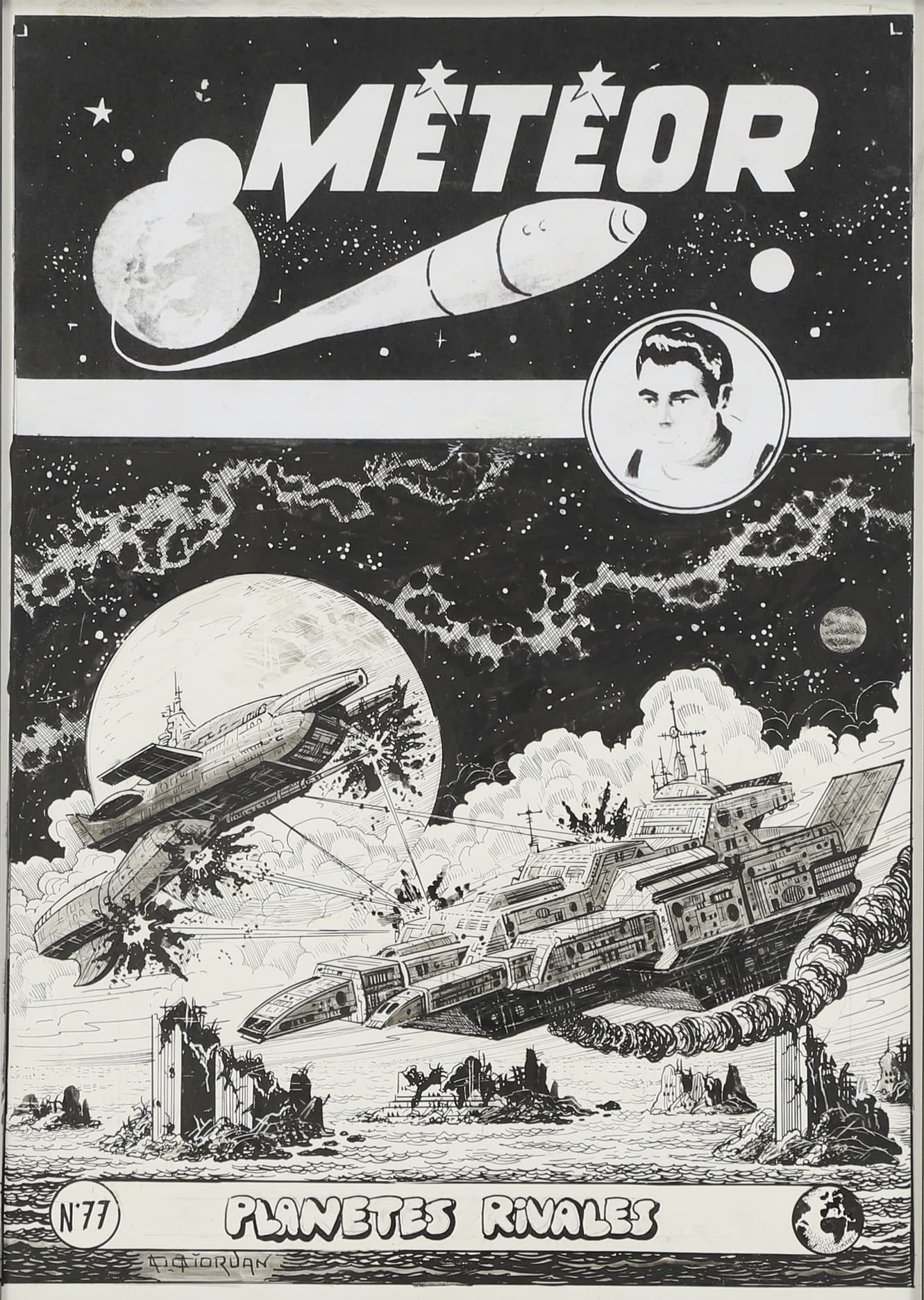 Raoul Giordan (1926-2017) Planètes rivales,...