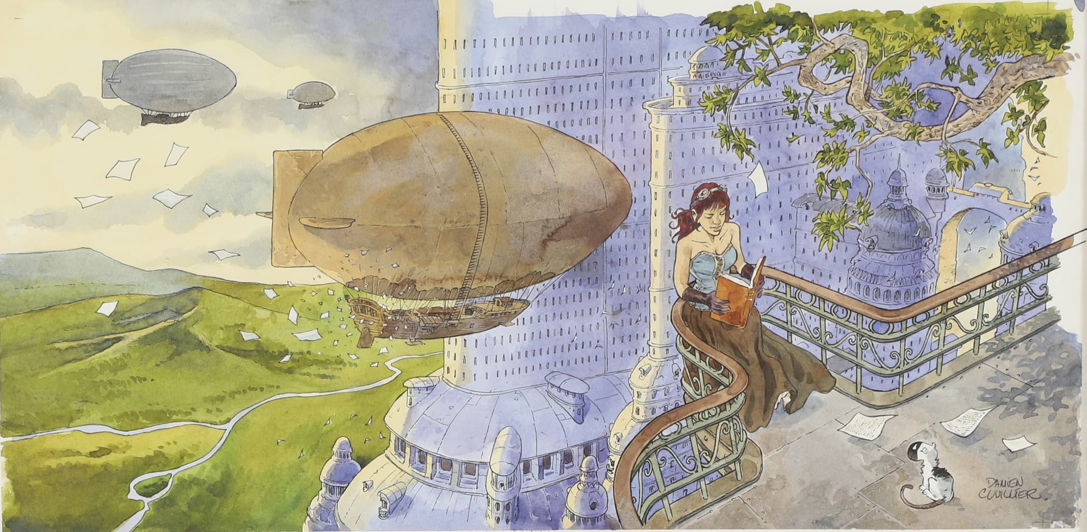 Le Zeppelin, illustration pour la carte de voeux 2013 du&hellip;