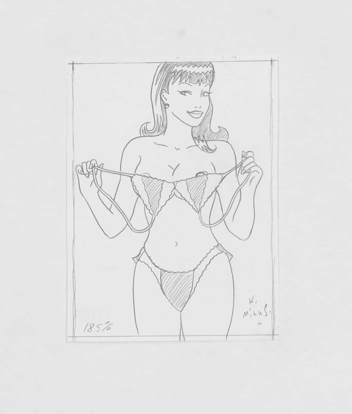 Pin up & Strip tease [2 dessins]