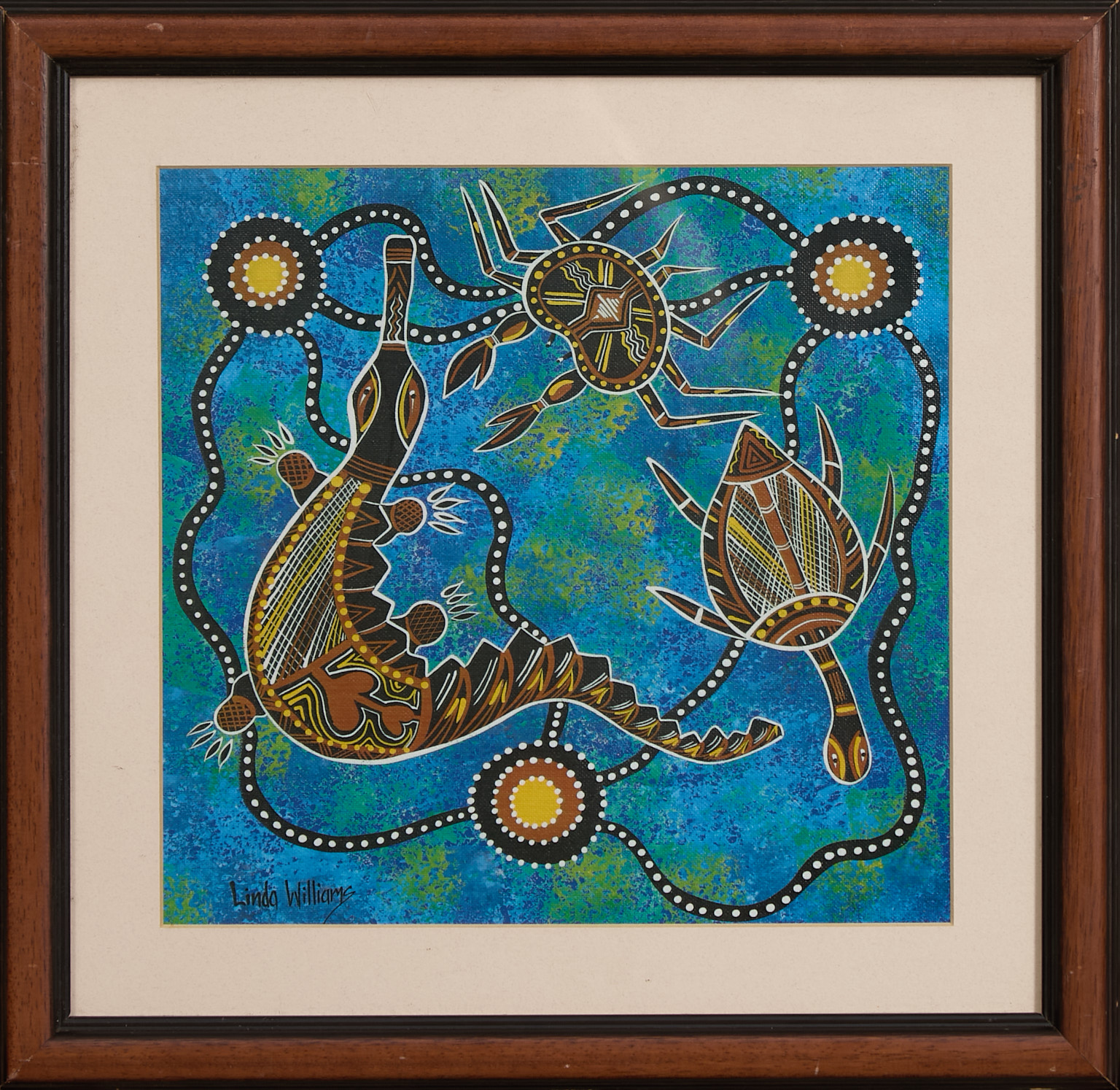 Tortue crabe et alligators