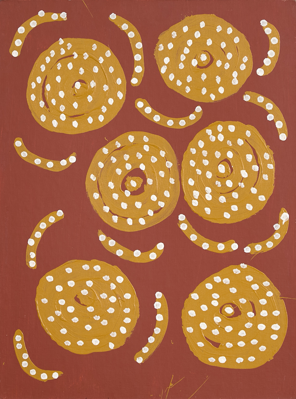 Johnny Warangkula Tjupurrula (Luritja/Pintupi)  (circa 1925-2001)