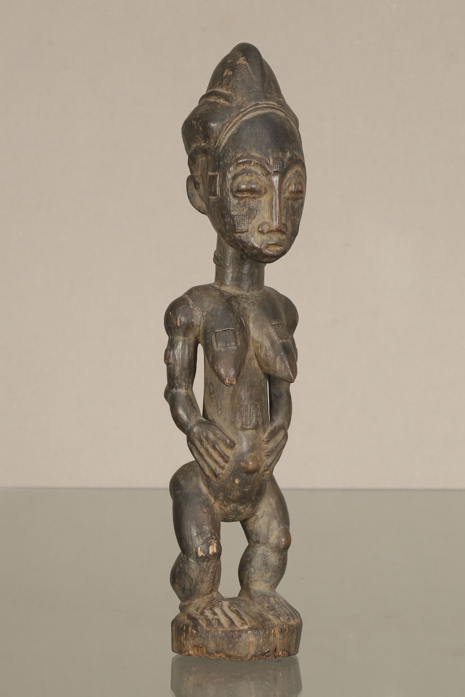 Côte d’Ivoire, Baoulé Statuette féminine