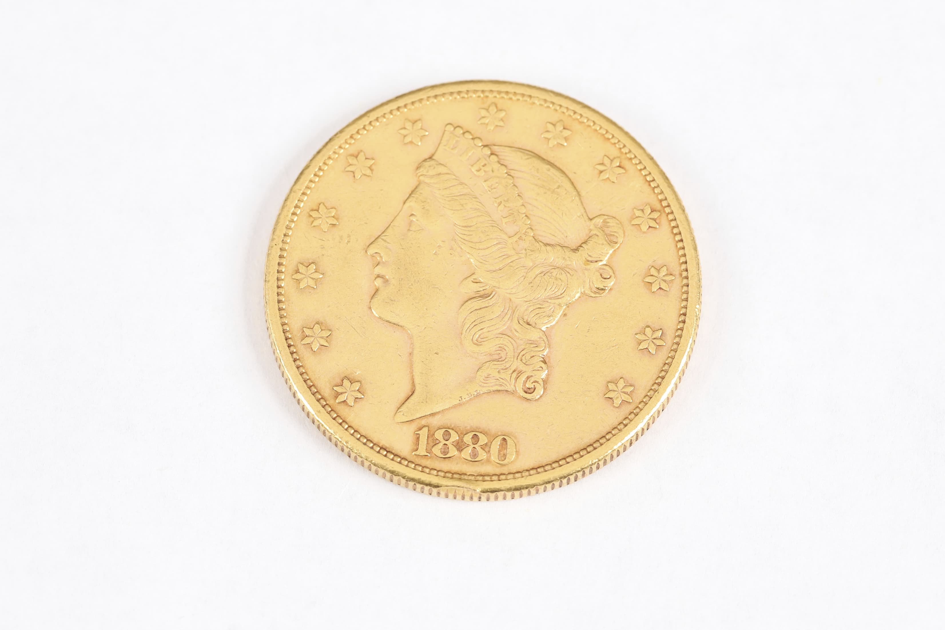 20 dollars, type Liberty or (900‰)