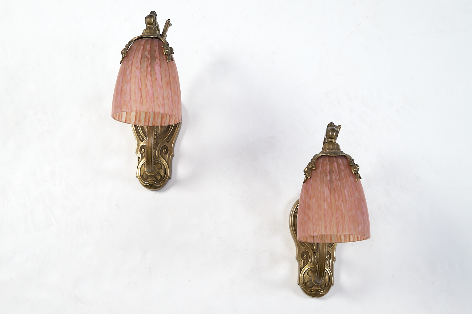 Charles Ranc (XIXe-XXe) Paire d'appliques