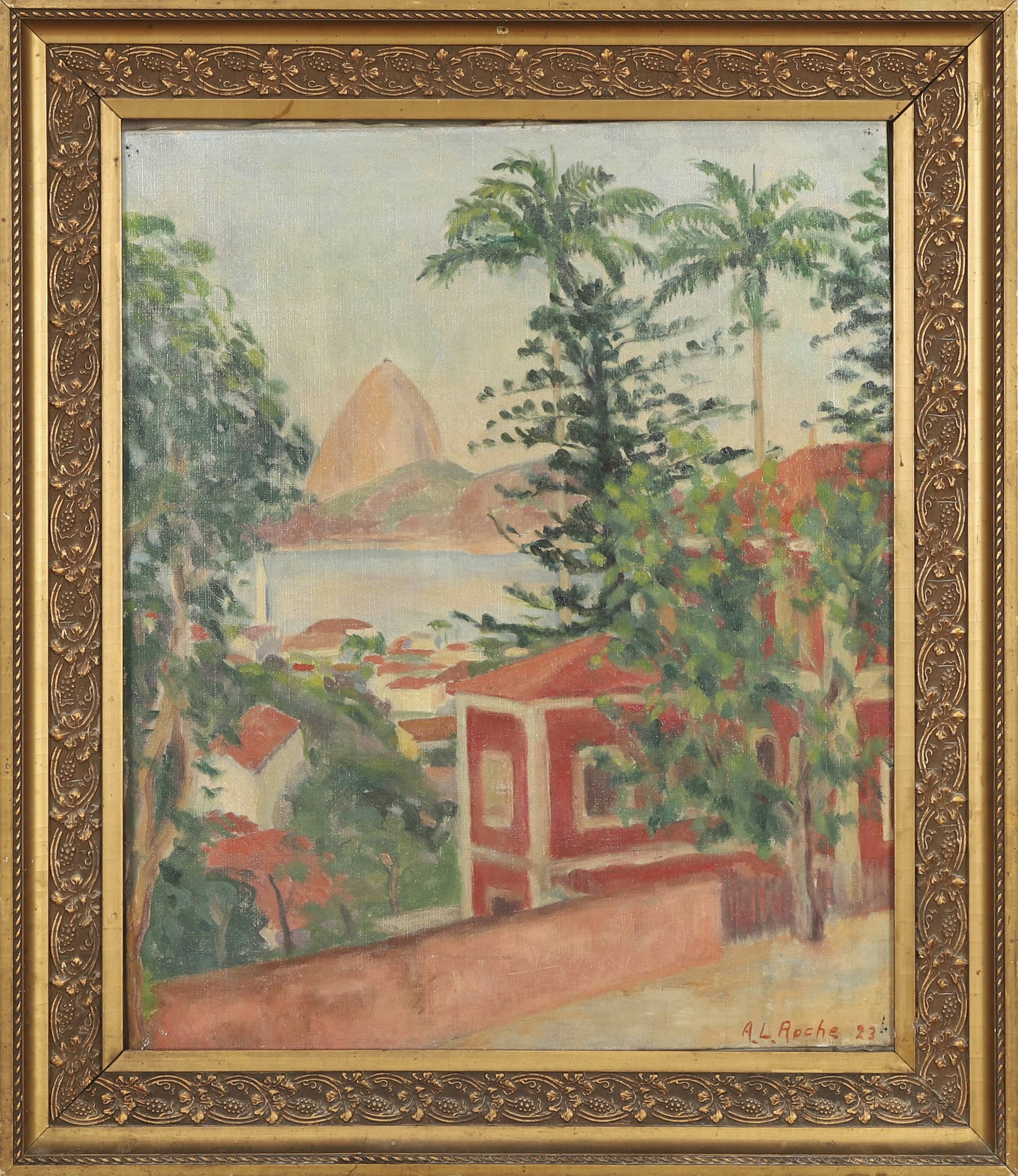 Alexis Louis Roche (1891-1961) Vue sur le Pain...