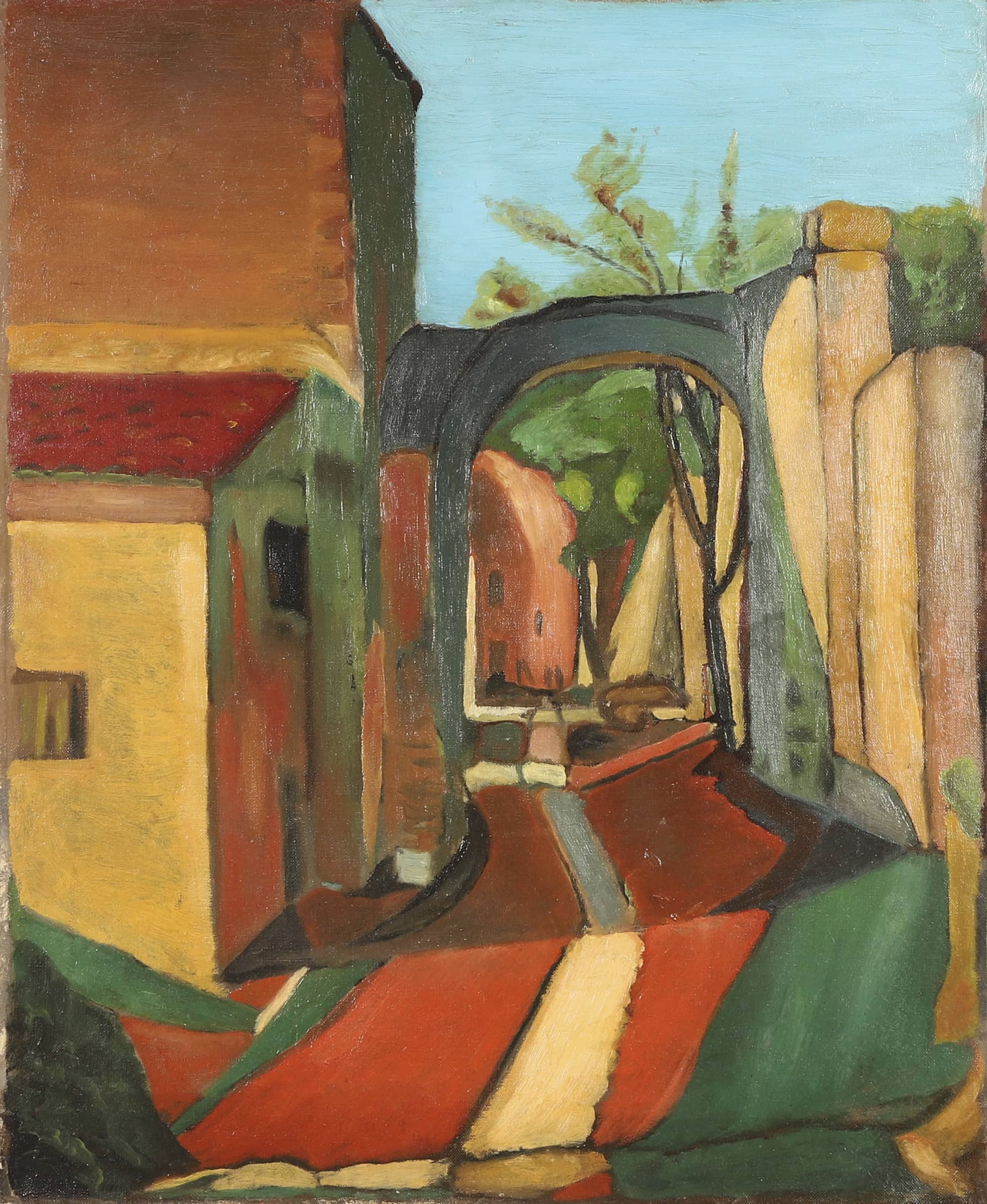 École moderne, d'après André Derain Village...