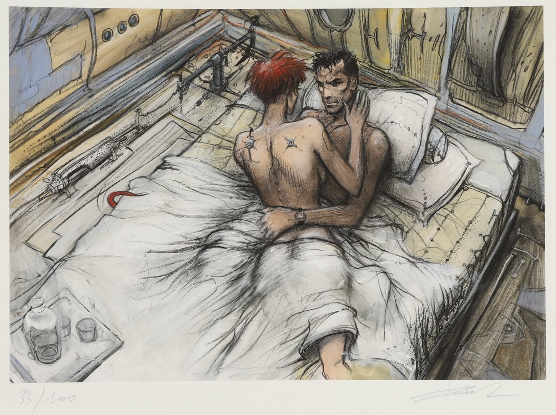 Enki Bilal (né en 1951) 5 estampes pigmentaires +...