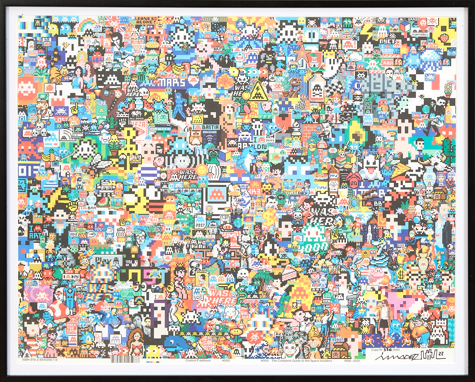 Sérigraphie complete guide to the Space Invaders 1998-2001