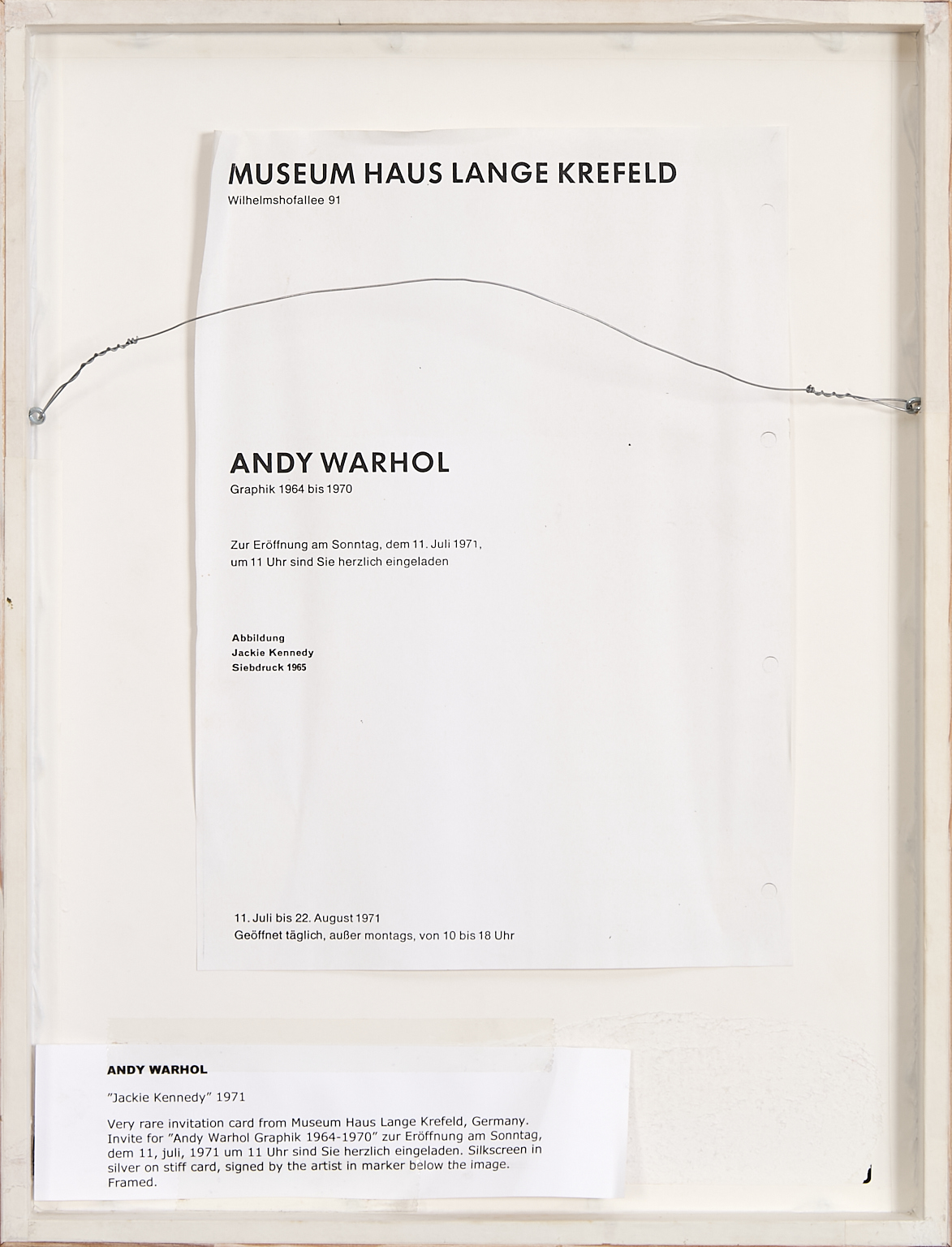 Andy Warhol (1928-1987)