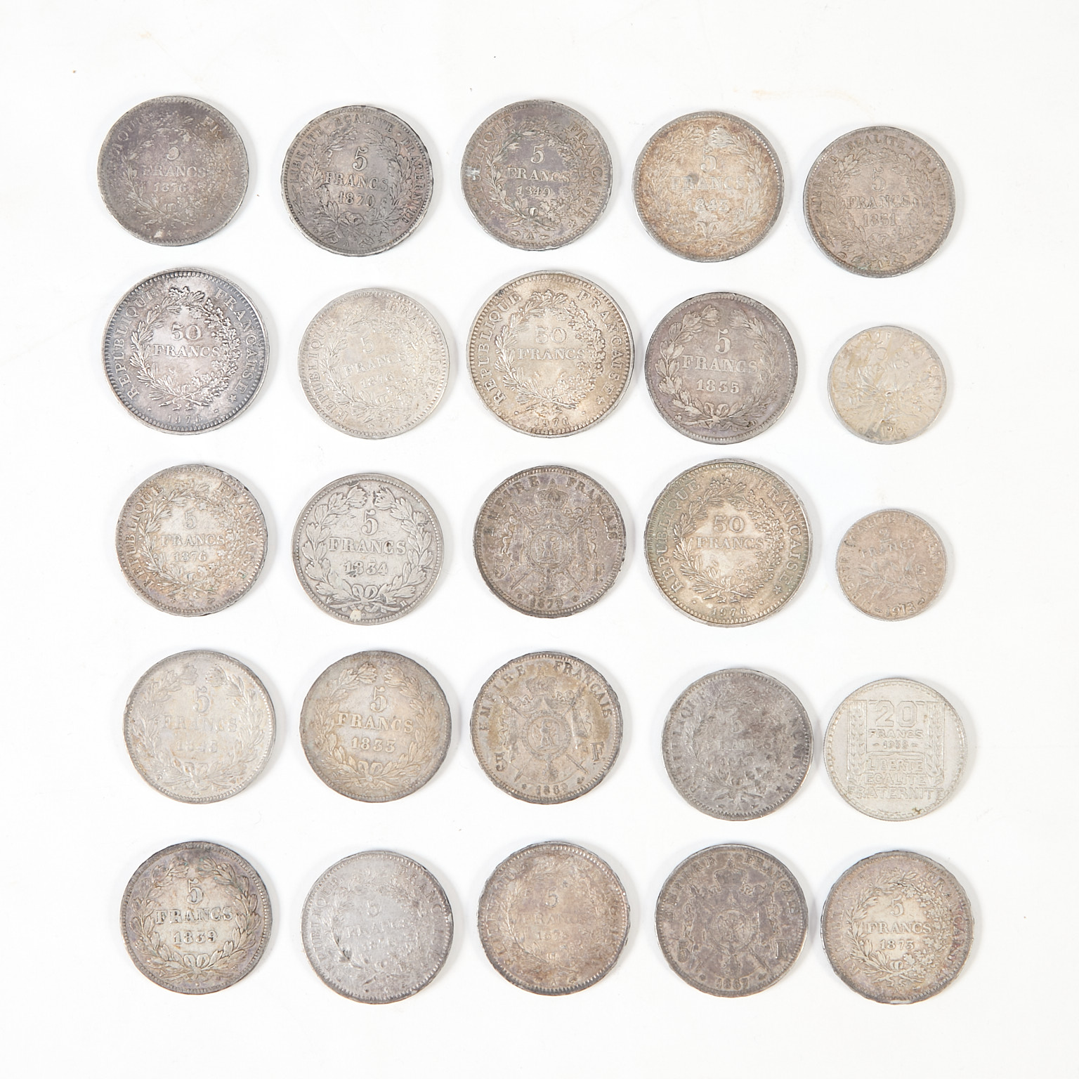 Ensemble de pièces en argent [23]