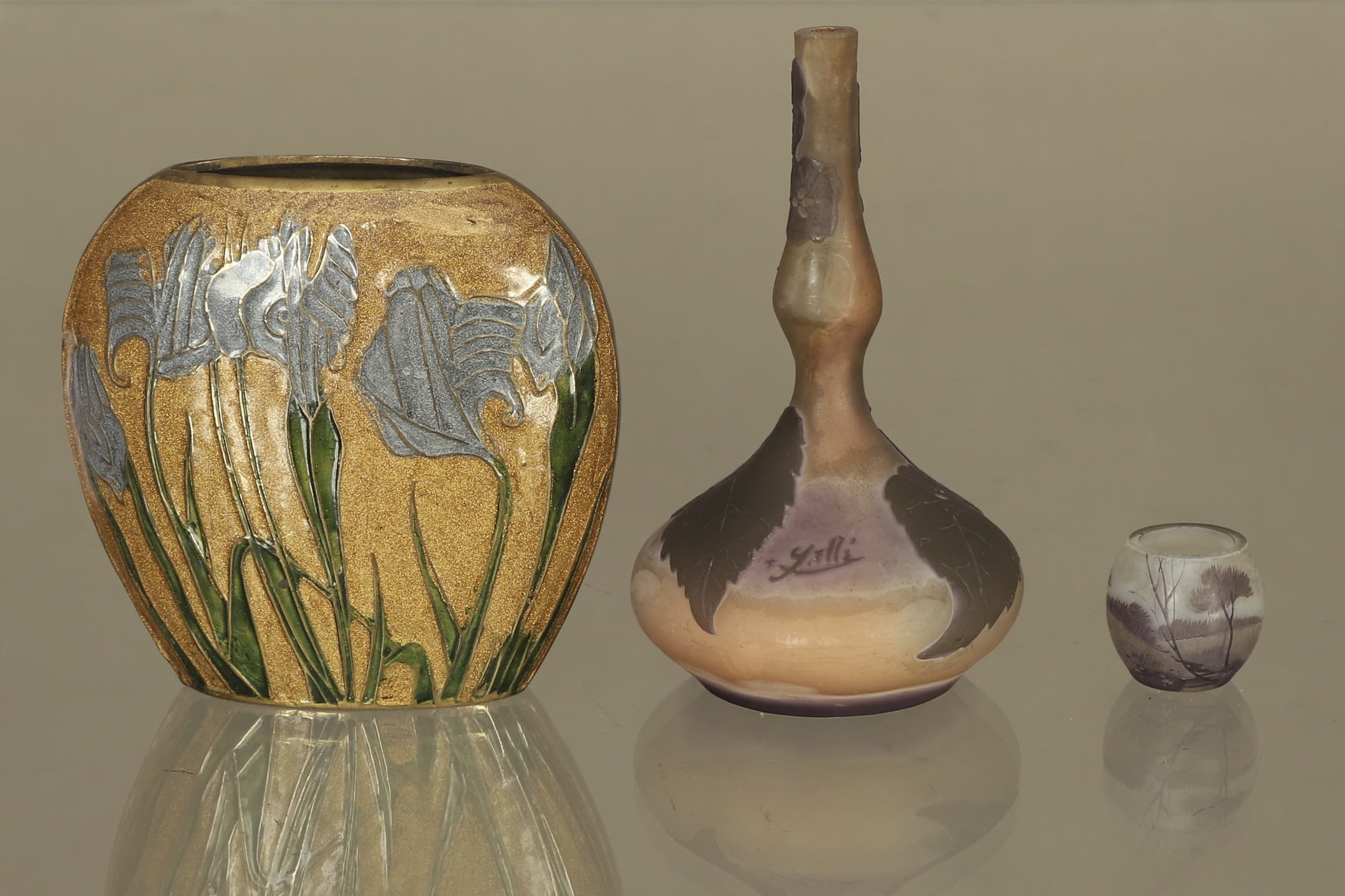 Établissements Gallé (1904-1936) Vase soliflore...