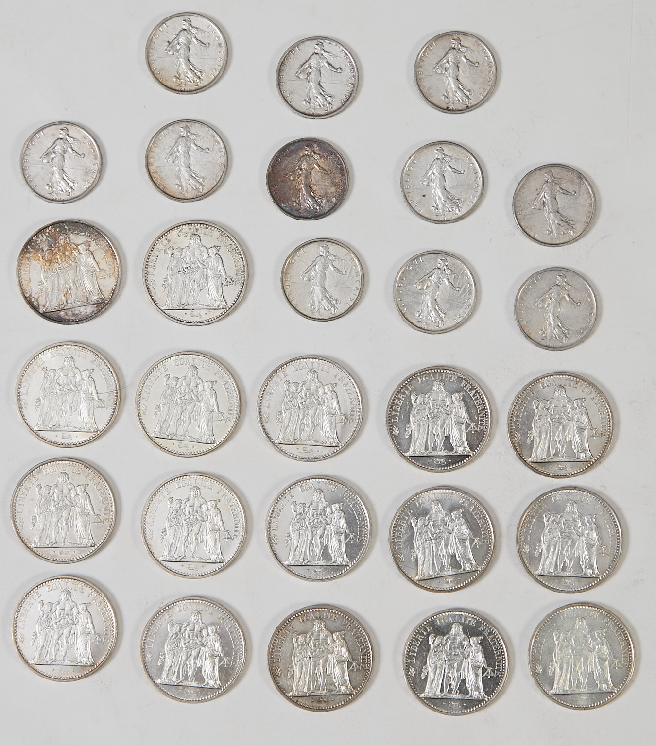 Ensemble de pièces en argent [28]