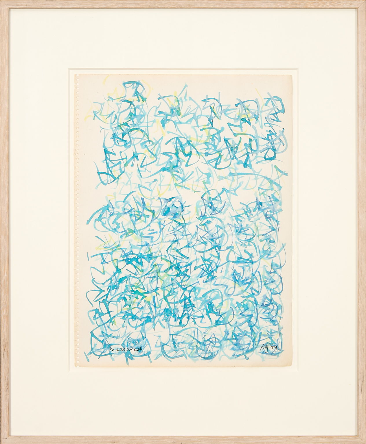 Brion Gysin (1916-1986) Marrakech