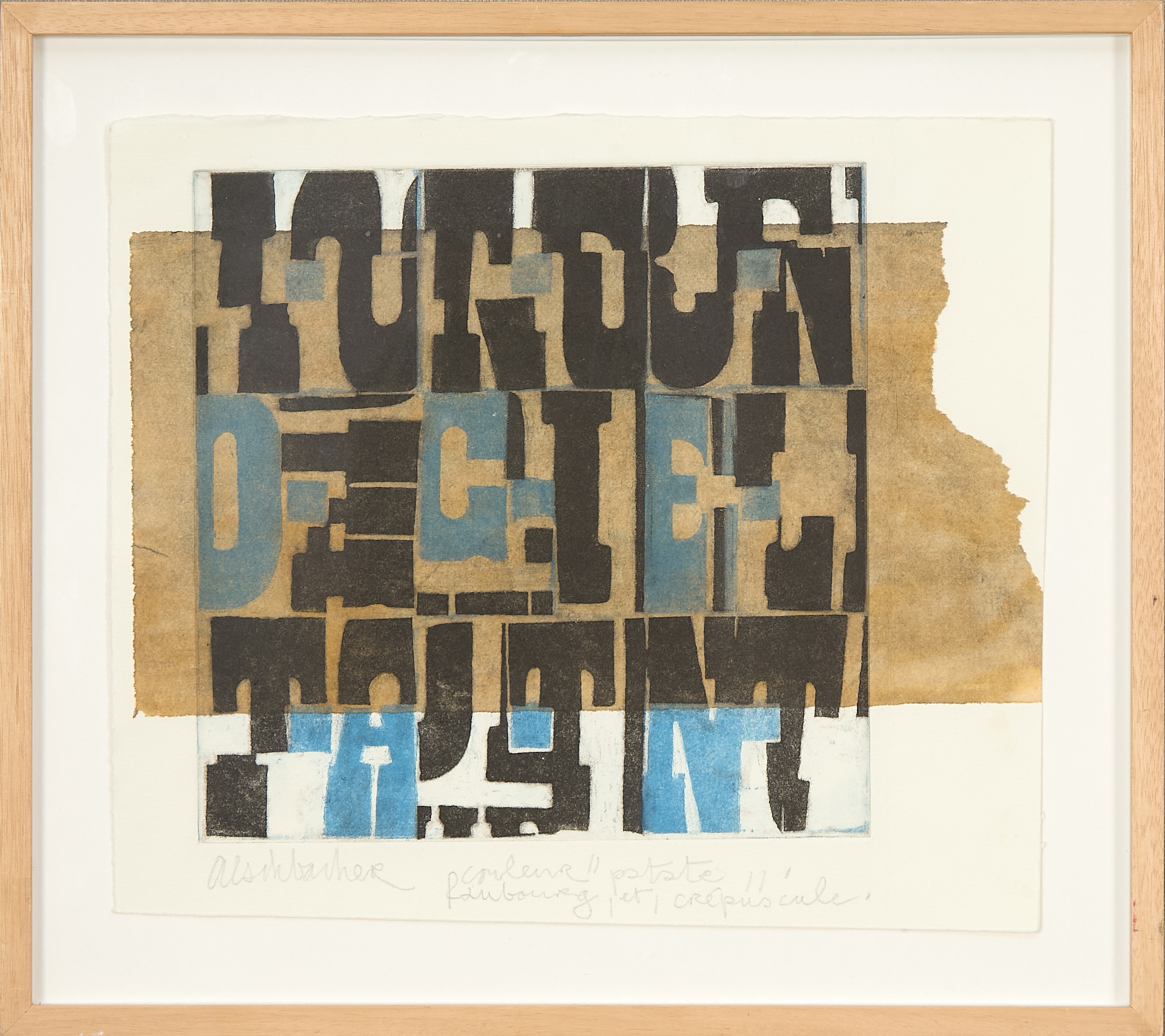 Arthur Aeschbacher (1923-2020) Couleur patate,...