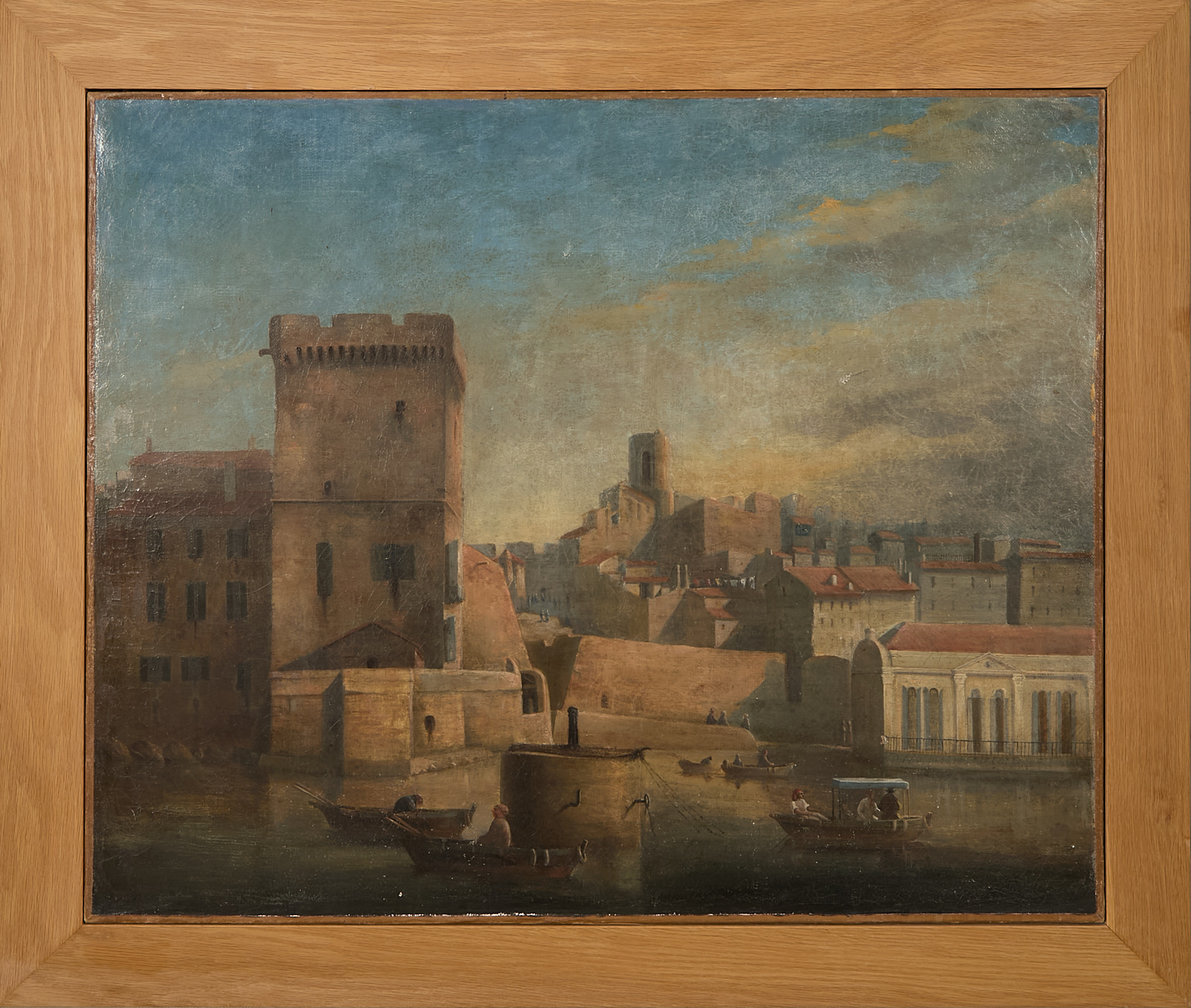 Vue du port de Marseille et du fort Saint-Jean