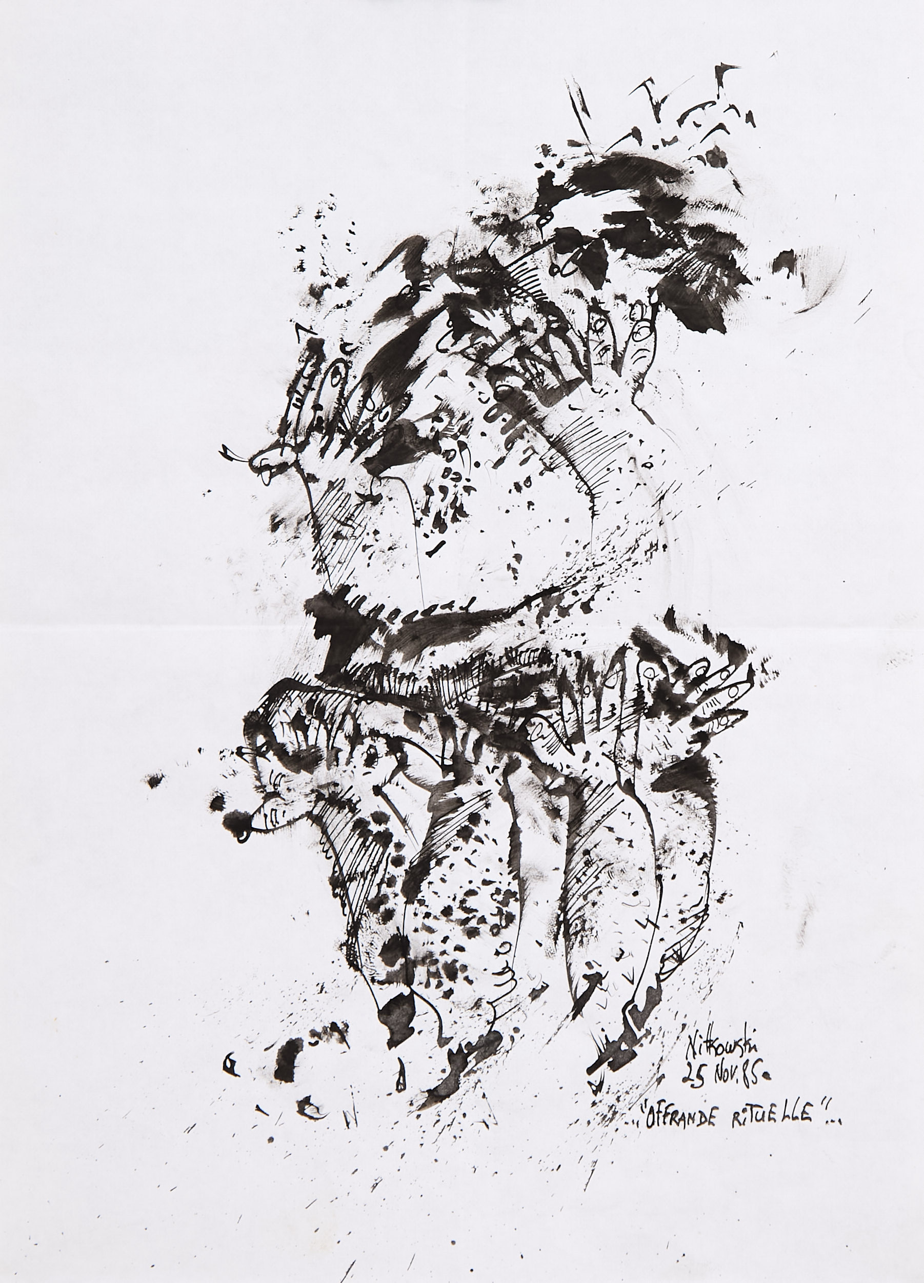 Stani Nitkowski (1949-2001) Offrande rituelle