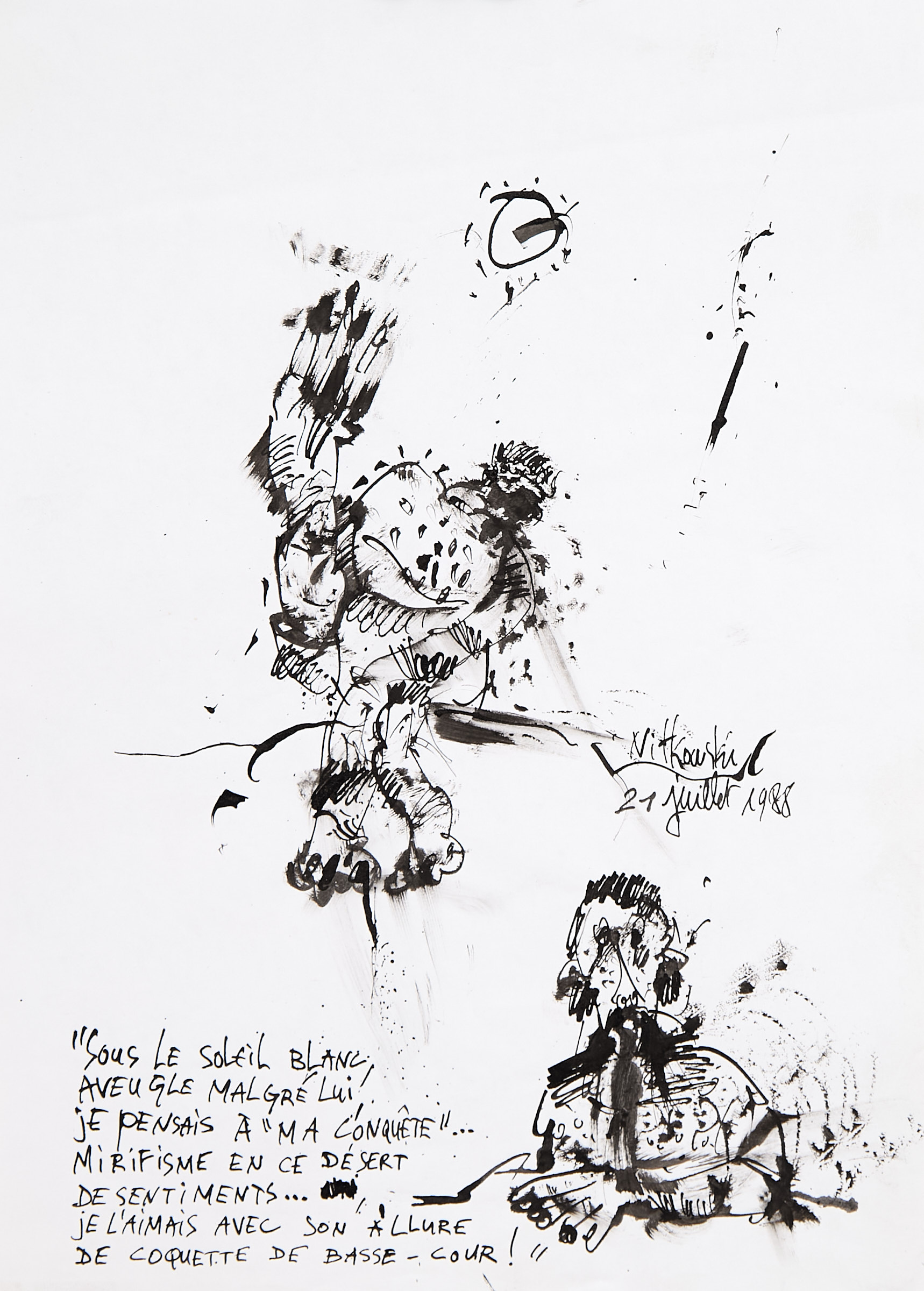 Stani Nitkowski (1949-2001) Sous le soleil blanc,...