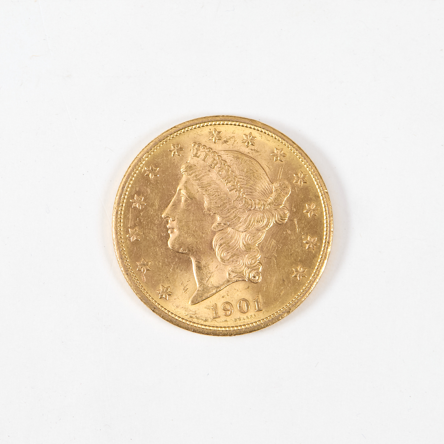 1 pièce de 20 dollars Liberty Head