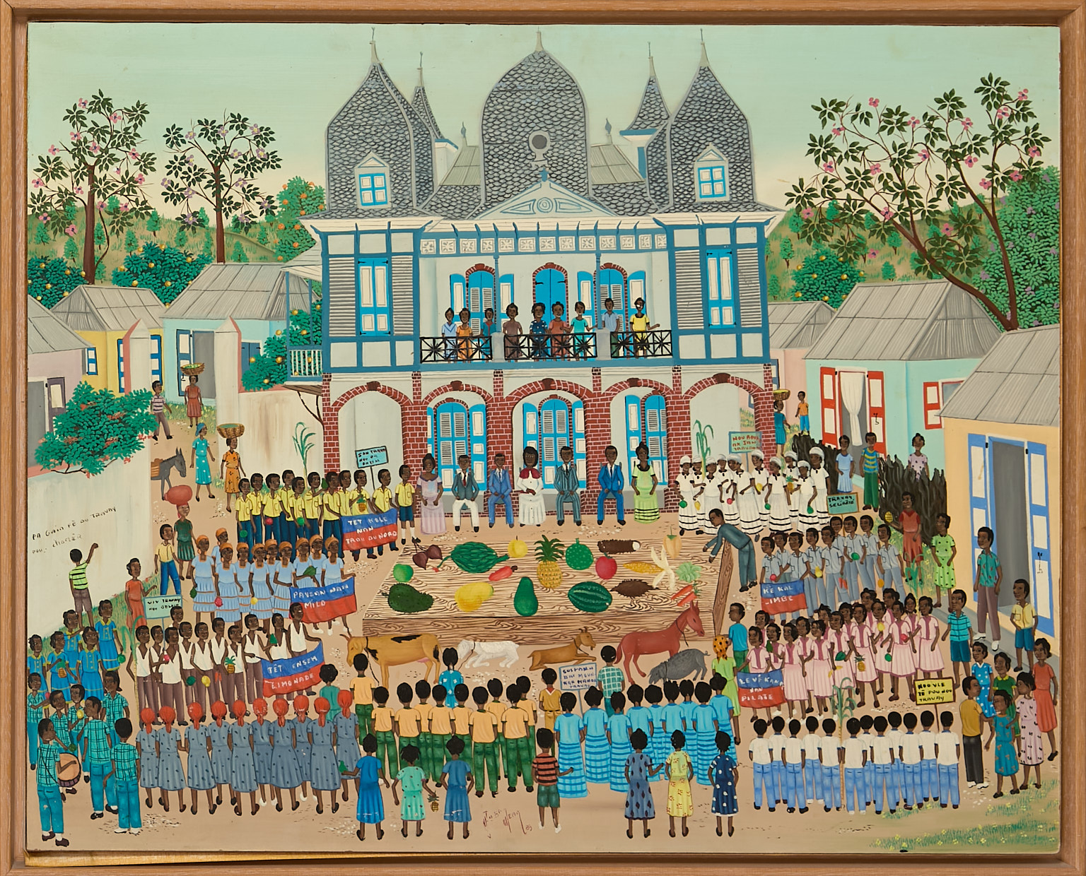 Scène de manifestation