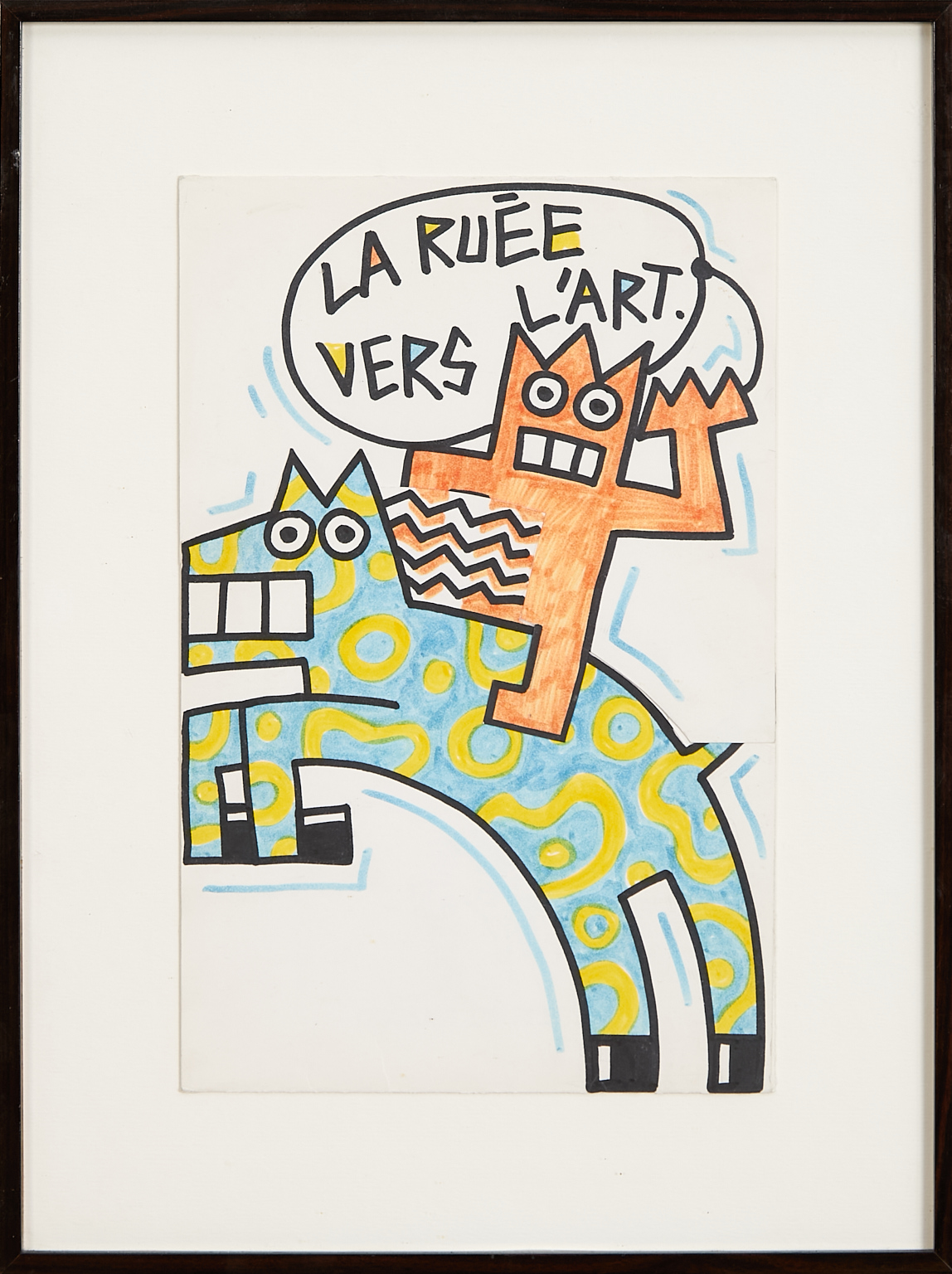La Ruée vers l'art [2 dessins préparatoires]