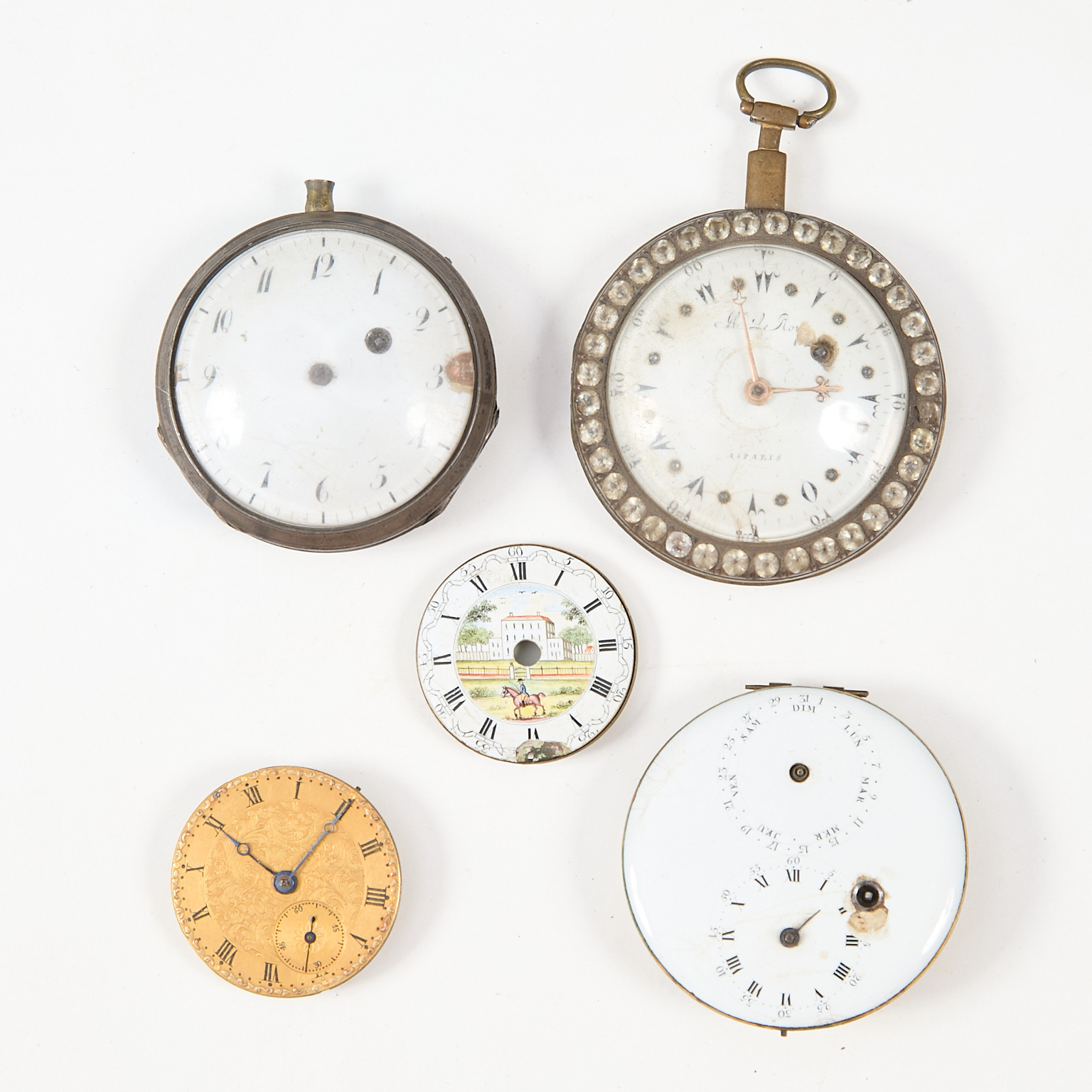 Ensemble de montres de poche et de mouvements [4+1]