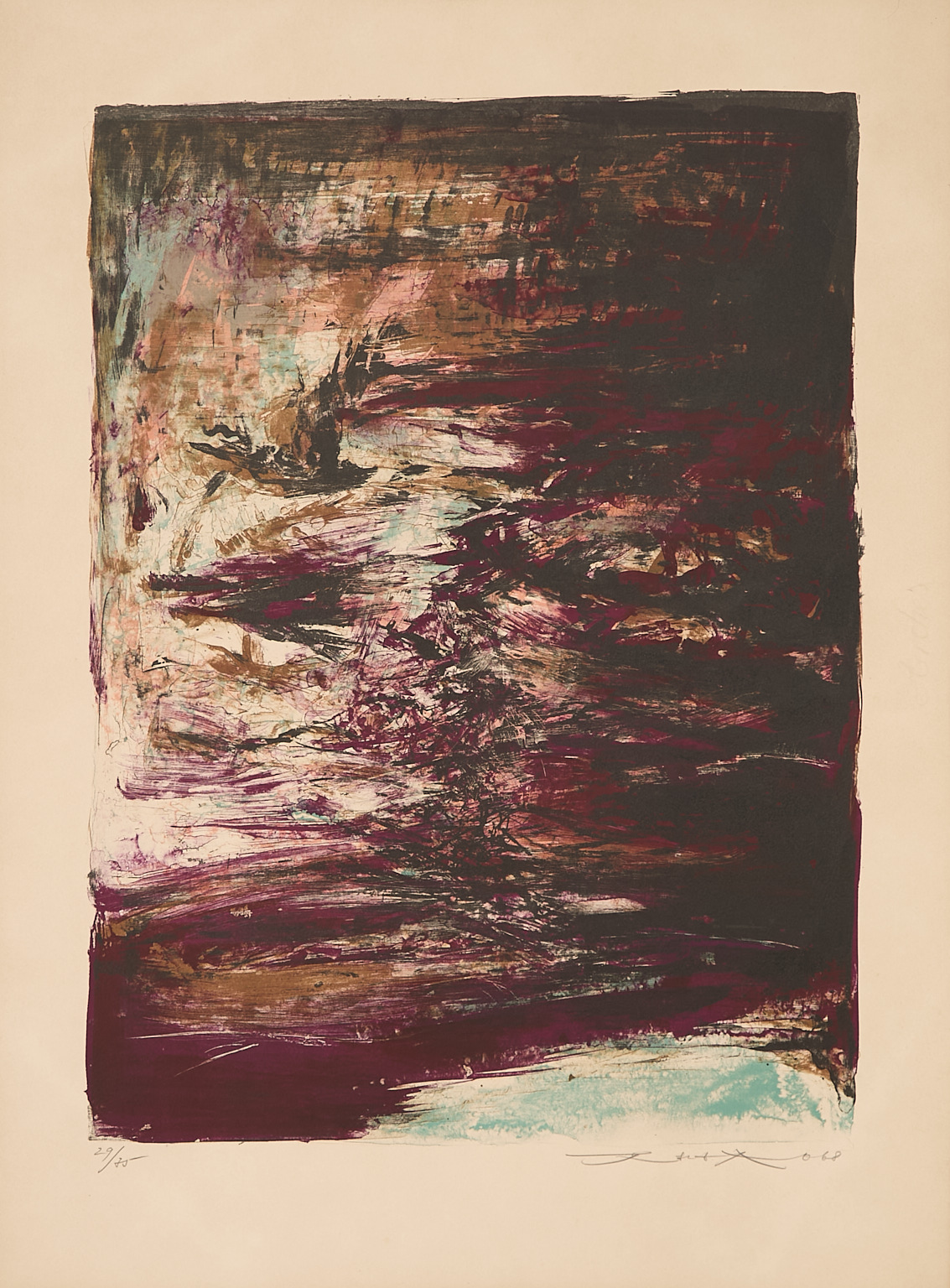 Zao Wou-Ki (1920-2013) Composition