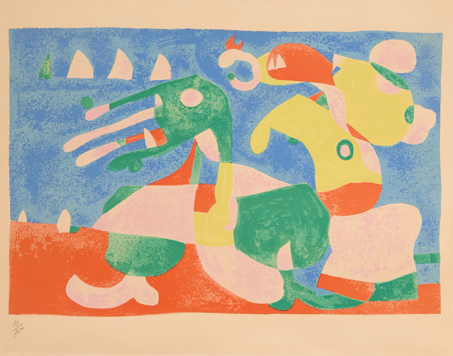 Joan Miró (1893-1983) Chez le Tsar - Planche VIII...
