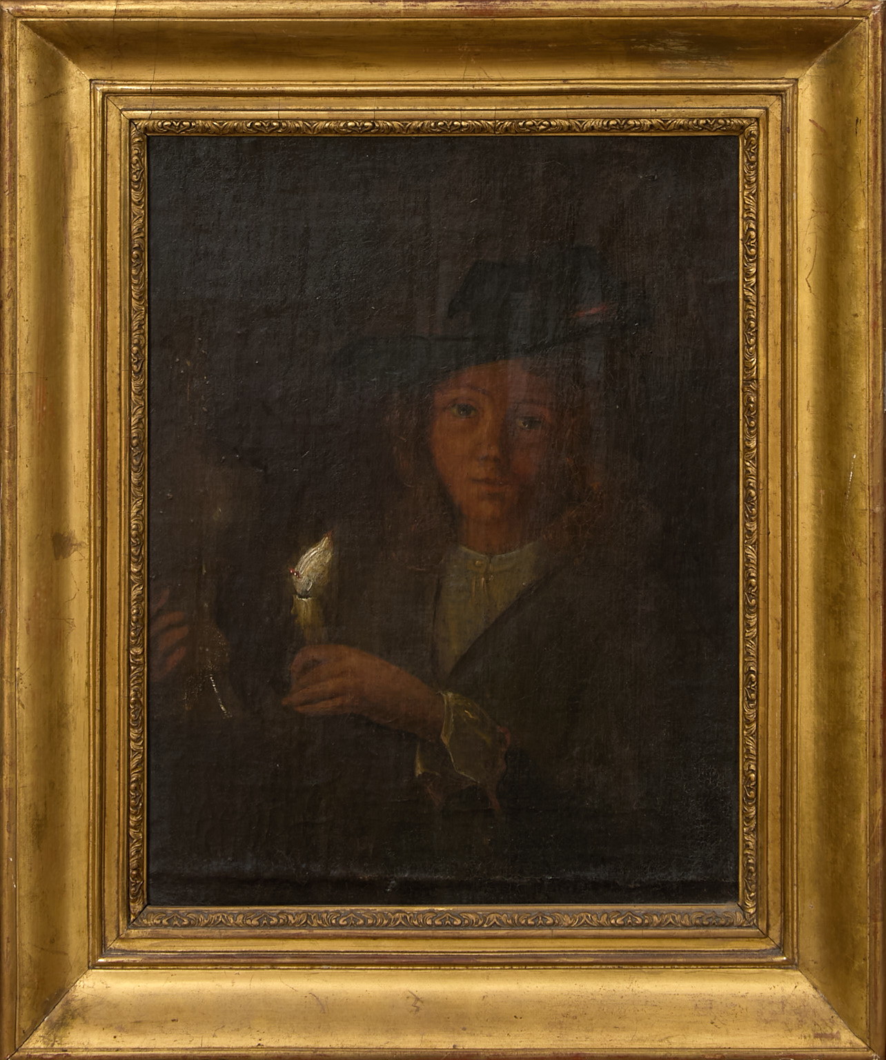 Jeune homme à la bougie