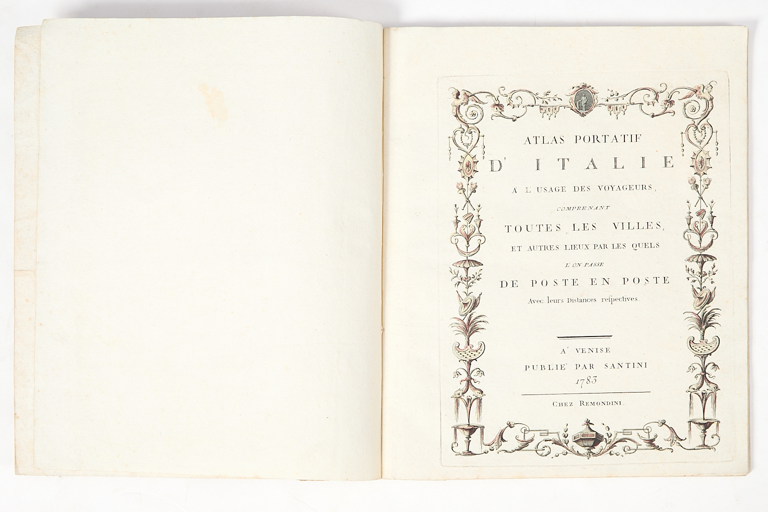Atlas portatif d'Italie