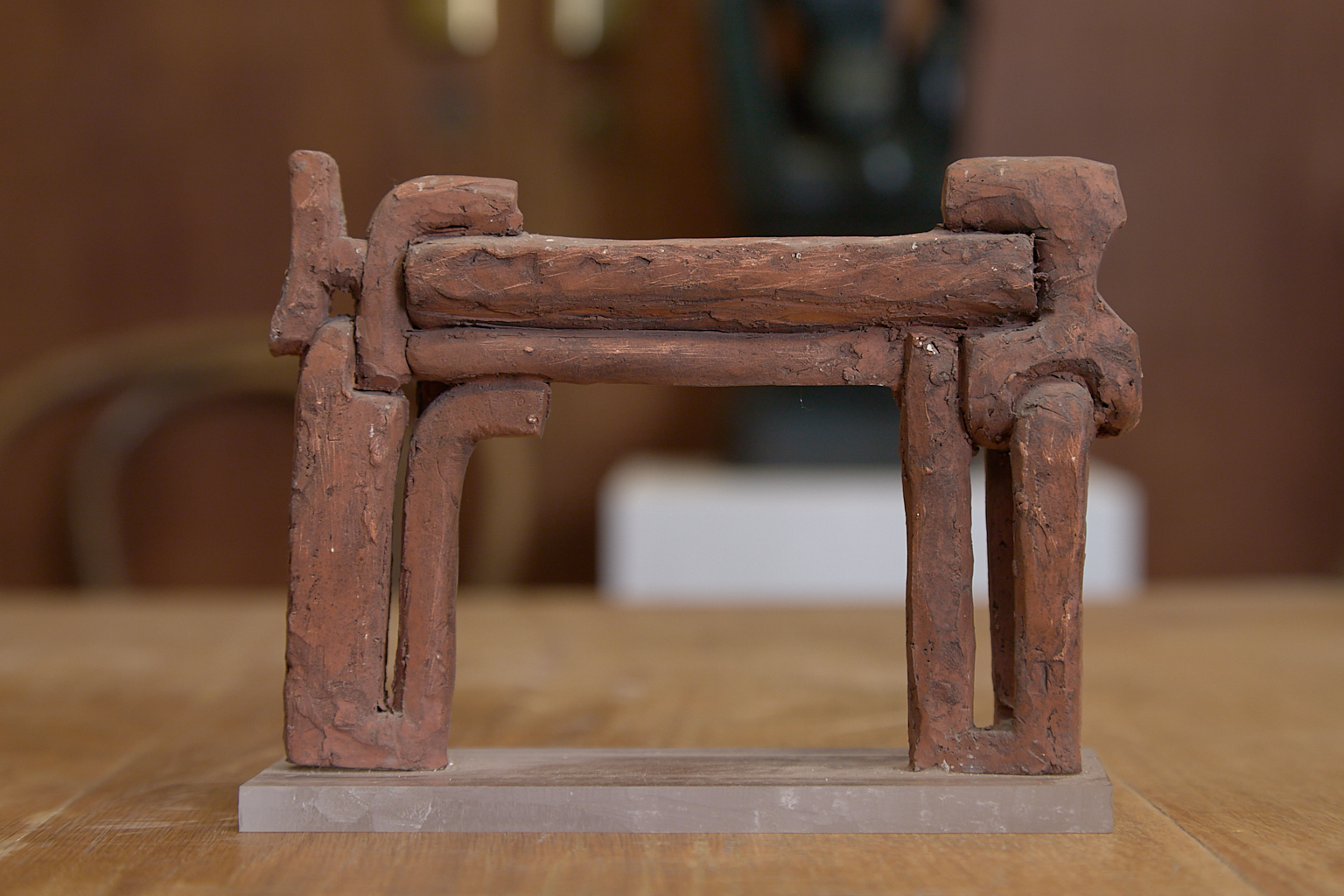 Maquette du Portique situé devant le Musée d’art contemporain de…