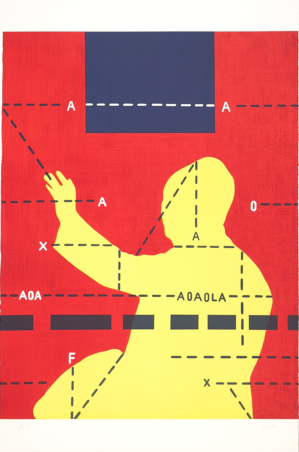 Mao Zedong saluant au carré noir, planche n°1 issue du…