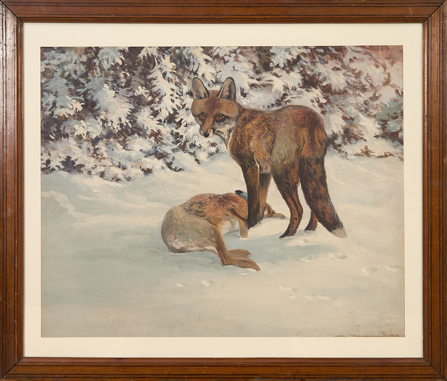 Renard et lièvre