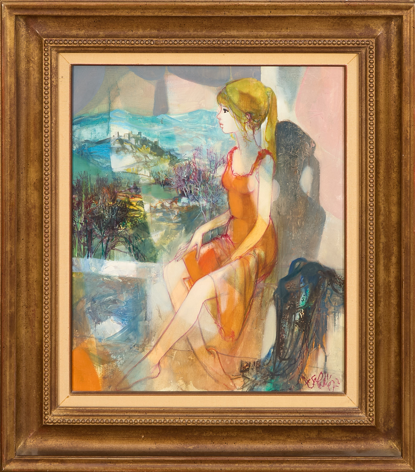 Femme assise