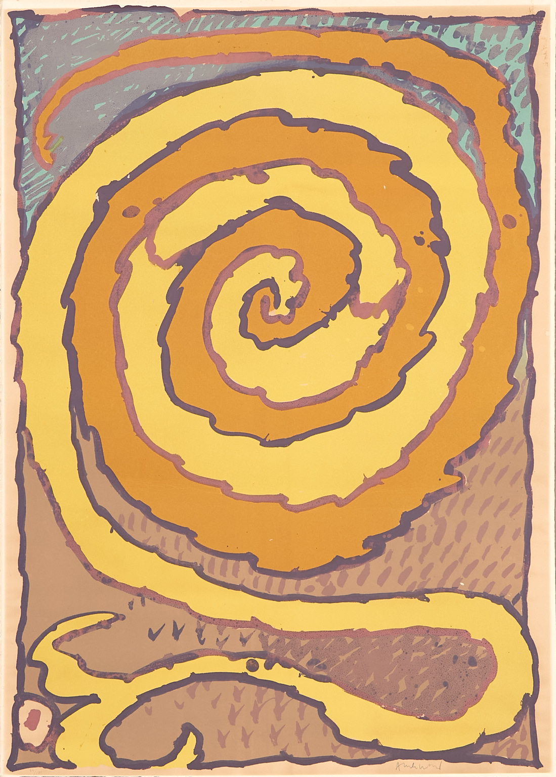 Spirale jaune