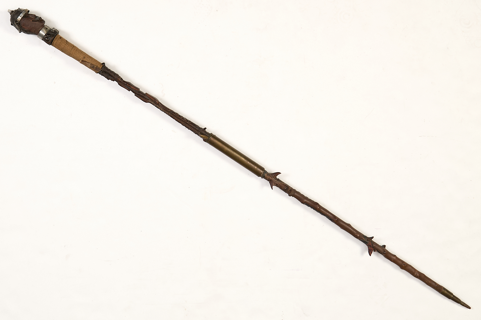 Canne de Poilu, souvenir de la Première Guerre Mondiale