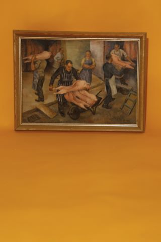 Francisco San José (1919-1981) La boucherie