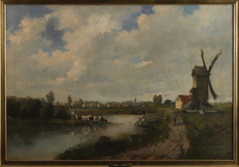 Charles Euphrasie Kuwasseg (1838-1904) Paysage...