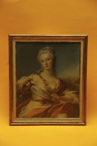 Dans le goût de Nattier Élegante sous les traits...