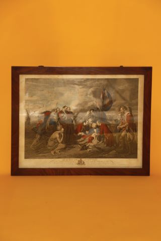 D'après Benjamin West La mort du Général Wolfe