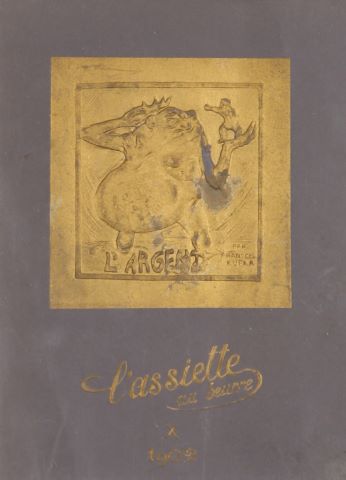 L'Assiette au beurre, L'Argent, couverture