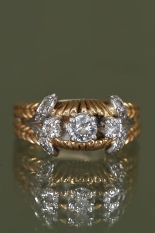 Bague double cordage