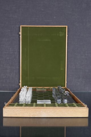 Walter Amoretto (XXe siècle) Jeu d’échec