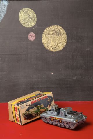 Japon À friction 1965 SH Space Tank Super Robot
